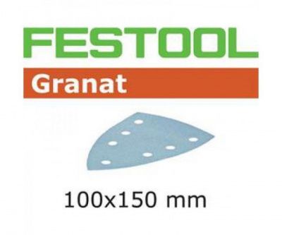 Фото Материал шлифовальный Festool Granat P 120, компл. из 10 шт.  STF DELTA/7 P 120 GR 10X в интернет-магазине ToolHaus.ru