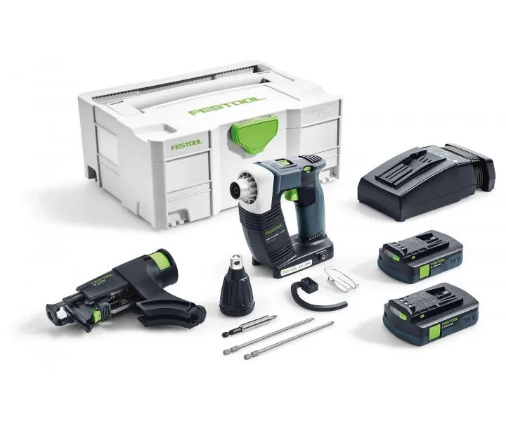 Фото Аккумуляторный шуруповёрт для гипсокартона Festool DuraDrive DWC 18-2500 Li 3,1 Compact в интернет-магазине ToolHaus.ru